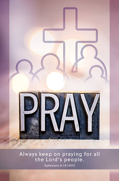 Picture of Keep on Praying Regular Size Bulletin