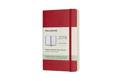 Picture of Moleskine 12 Month Weekly Planner, Pocket, Scarlet Red, Soft Cover (3.5 X 5.5)