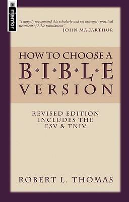 Picture of How to Choose a Bible Version