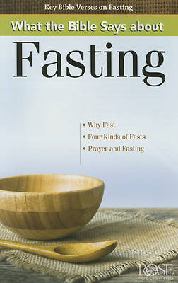 Picture of What the Bible Says about Fasting Pamphlet