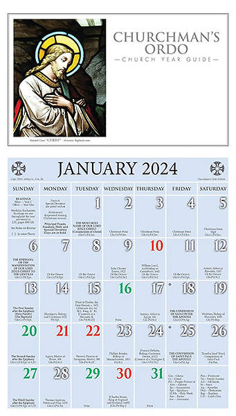 Picture of 2024 Churchman's Ordo Kalendar