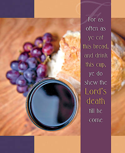 Picture of For As Often As You Eat Communion Legal Size Bulletin