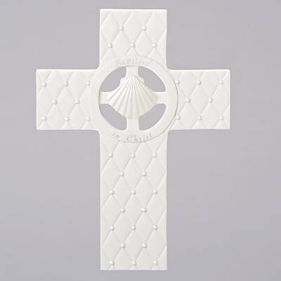 Picture of Baptized In Christ -Faithful Blessing Wall Cross 7.5"