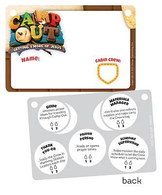 Picture of Vacation Bible School (VBS) 2017 Camp Out Name Badges Pack of 10