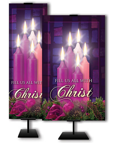 Picture of Fill Us All With Christ Advent 3' x 5' Banner