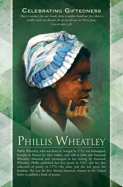 Picture of Phillis Wheatley Black History Regular Size Bulletin