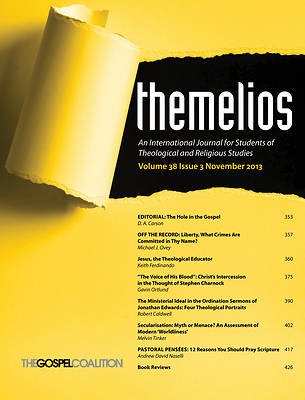 Picture of Themelios, Volume 38, Issue 3