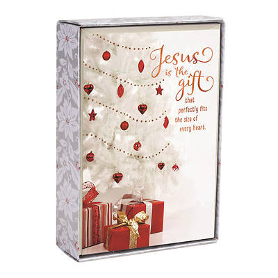 Picture of Jesus Is The Gift Christmas Cards Box of 18