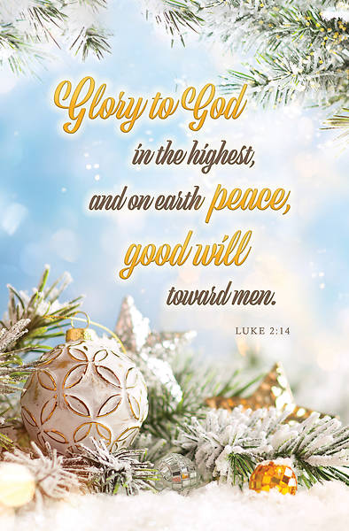 Picture of Glory To God in the Highest Christmas Regular Size Bulletin