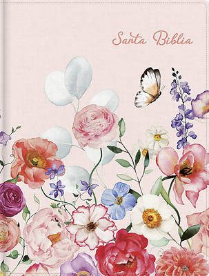 Picture of Rvr 1960 Biblia de Apuntes, Rosa Pétalos, Símil Piel