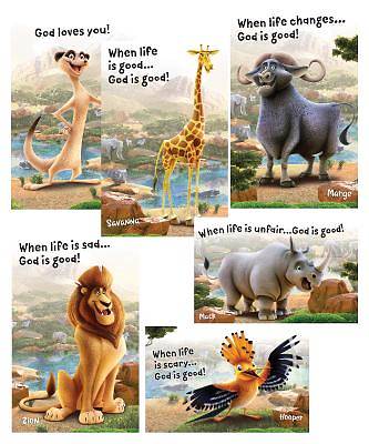Picture of Vacation Bible School (VBS19) Roar Bible Point Posters (set of 6)