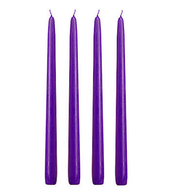 Picture of Emkay Purple All Occasion Taper Candles - 15" x 7/8"