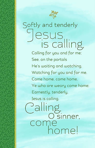 Picture of Jesus is Calling Revival Bulletin