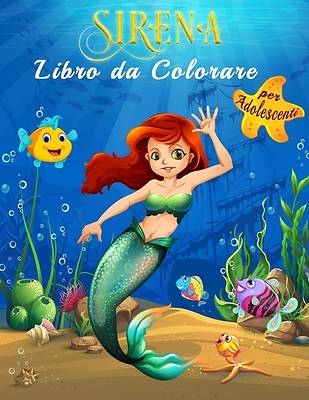 Picture of Sirena Libro da Colorare per Adolescenti