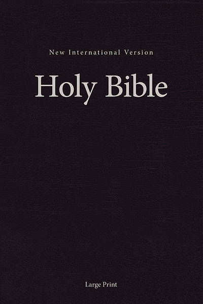 Picture of NIV Pew and Worship Bible Large Print Black - Case of 12