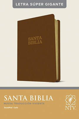Picture of Santa Biblia Ntv, Letra Súper Gigante (Letra Roja, Sentipiel, Café)