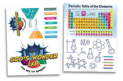 Picture of Vacation Bible School VBS 2022 God's Wonder Lab Set of 2 Decorating Posters