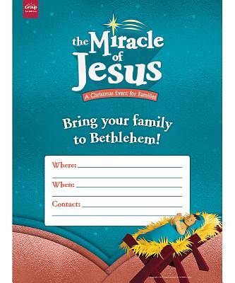 Picture of Miracle of Jesus Publicity Posters  (pkg. of 5 )