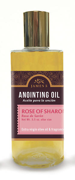 Picture of James 5 Rose of Sharon Altar Size Anointing Oil - 3.5 oz.