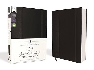 Picture of Nasb, Journal the Word Reference Bible, Hardcover, Black, Elastic Closure, Red Letter Edition, 1995 Text, Comfort Print