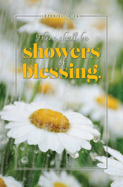 Picture of Inspirational There shall be Showers of Blessing Bulletin