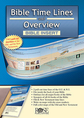Picture of Bible Time Lines and Overview - Bible Insert