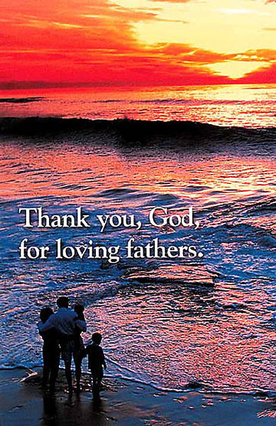 Picture of Fathers Day Seashore Bulletin Regular (Package of 50)