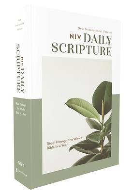 Picture of Niv, Daily Scripture, Paperback, White/Sage, Comfort Print
