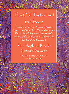 Picture of The Old Testament in Greek, Volume I The Octateuch, Part I Genesis
