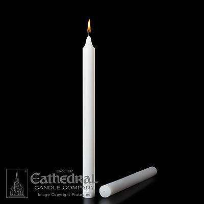 Picture of Stearic Altar Candles Cathedral 16 x 2 Pack of 12 Plain End