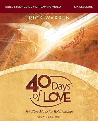 Picture of 40 Days of Love Bible Study Guide Plus Streaming Video, Updated Edition