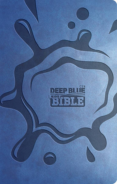 Picture of CEB Common English Deep Blue Kids Bible Decotone Navy Splash