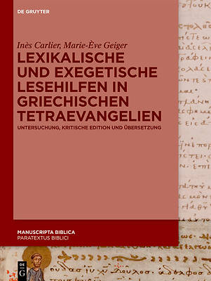Picture of Lexikalische Und Exegetische Lesehilfen in Griechischen Tetraevangelien