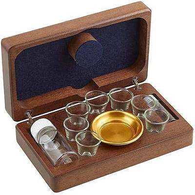 Picture of Wood Communion Set - 7 Cup