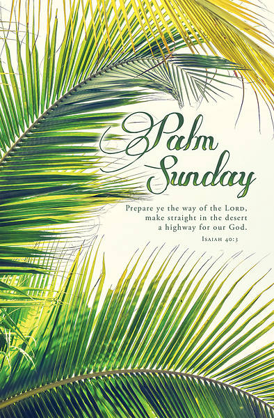 Picture of Palm Sunday Regular Size Bulletin