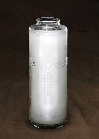 Picture of Sanctuary 14 Day Olivaxine Candle. 12 1/2"