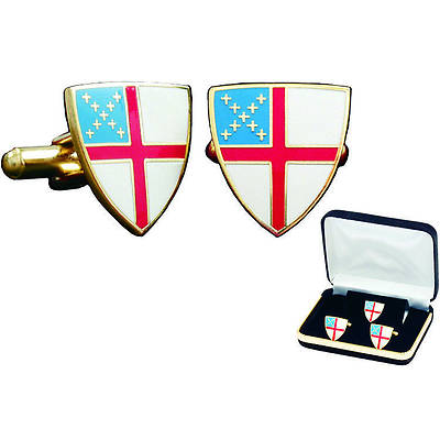 Picture of Episcopal Shield Cufflinks with Tie Tac/Lapel Pin