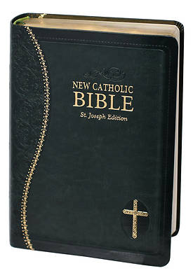 Picture of New Catholic Bible Med. Print Dura Lux (Green)