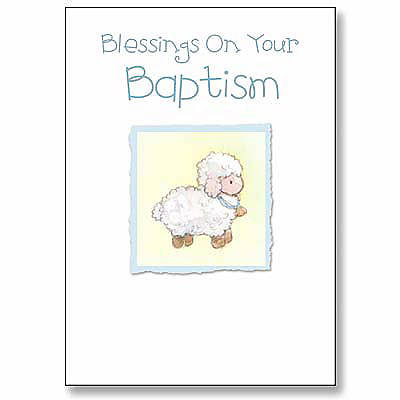 Picture of Blessings on Your Baptism Card