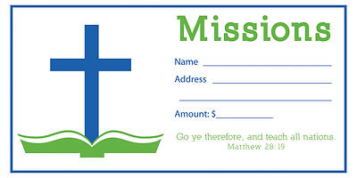 Picture of Missions  Offering Envelope Pkg of 100
