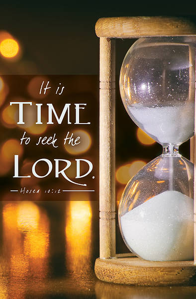 Picture of It Is Time to Seek the Lord New Year's Regular Size Bulletin