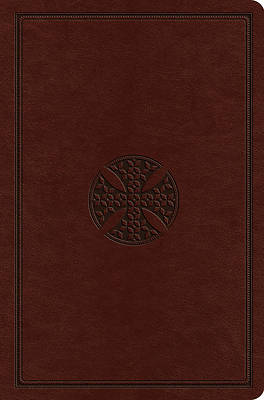 Picture of ESV Value Compact Bible (Trutone, Chestnut, Mosaic Cross Design)