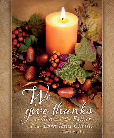 Picture of We Give Thanks Thanksgiving Legal Size Bulletin