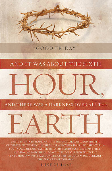 Picture of The Sixth Hour Good Friday Bulletin Pkg of 100