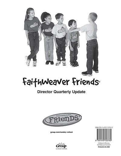 Picture of FaithWeaver Friends Director Quarterly Update Fall 2018