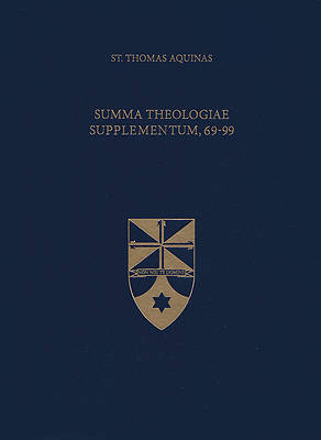 Picture of Summa Theologiae Supplementum, 69-99 (Latin-English Edition)