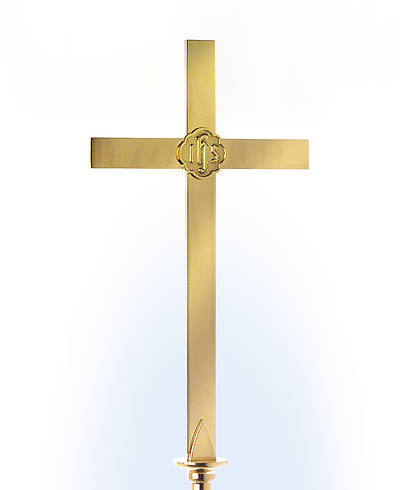 Picture of Solid Brass Floor Cross