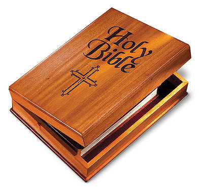 Picture of Mahogany Holy Bible Box