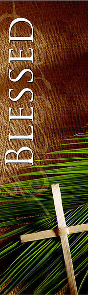 Picture of Easter Banner Blessed Palm 18'' x 5'