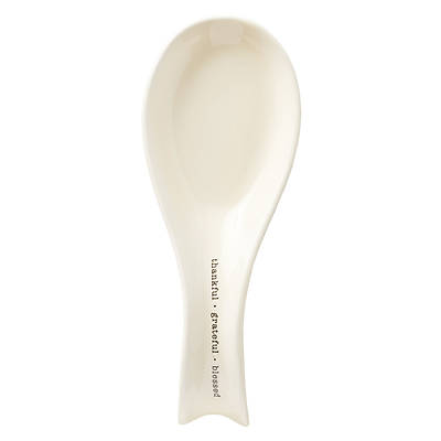 Picture of Thankful Grateful Blessed Spoon Rest